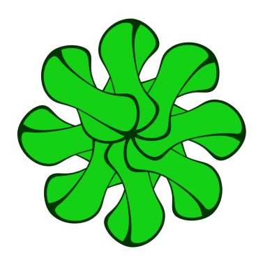 soyut vektör yeşil geometrik şekil ögesi arkaplanı  