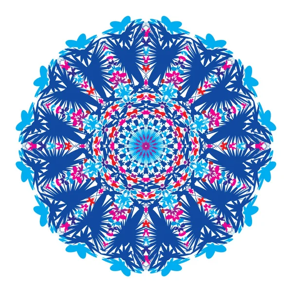 Lacy Elegant Mönster Cirkel Mandala — Stock vektor