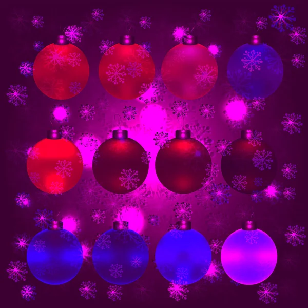 Nouvel Noël Fond Décoratif Carte — Image vectorielle