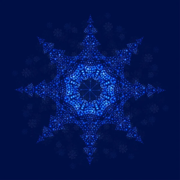 Abstrait Fond Bleu Lumineux — Image vectorielle