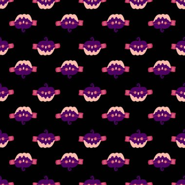 Tatlı balkabaklarıyla kusursuz desen.