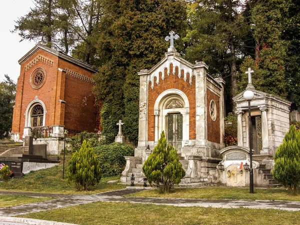 Três Criptas Tijolo Lviv — Fotografia de Stock