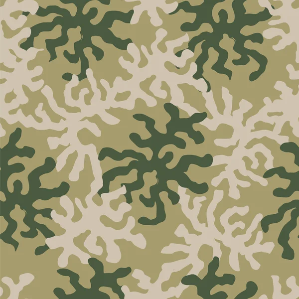 Fondo abstracto militar o de camuflaje de caza. Texturas para soldados, cazadores y pescadores. Adorno para baldosas y telas . — Archivo Imágenes Vectoriales