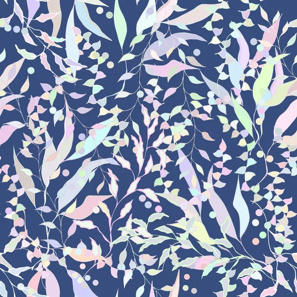 ベージュの葉とヴィンテージ花の背景。ファブリックやタイル用のバーガンディテクスチャ. — ストックベクタ