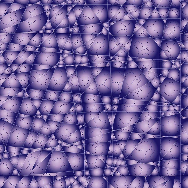 无缝数字图形 几何形状镶嵌图 紫罗兰色调的矢量空间纹理 — 图库矢量图片
