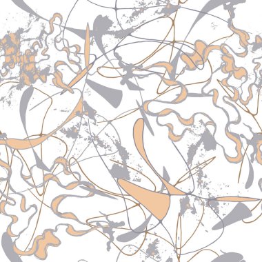 Soyut ışık deseni, çizgiler, lekeler ve örgüler. Kumaş, kağıt, duvar kağıdı, yatak için vektör geometrik kusursuz desen.