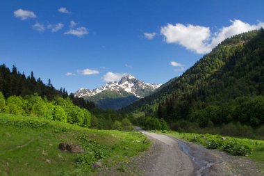 Yolun ortasında dağlar