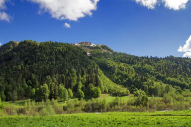 dağlarda yaz peyzaj