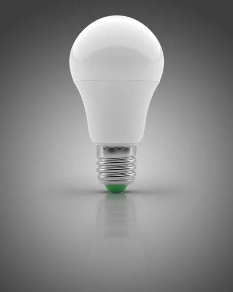 LED light bulb on an isolated background