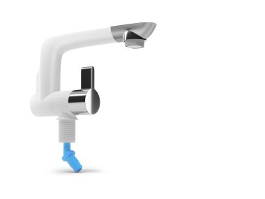 Yalıtılmış bir arka plan üzerine dokunun. 3D modeli - 3d render, 3d modeli