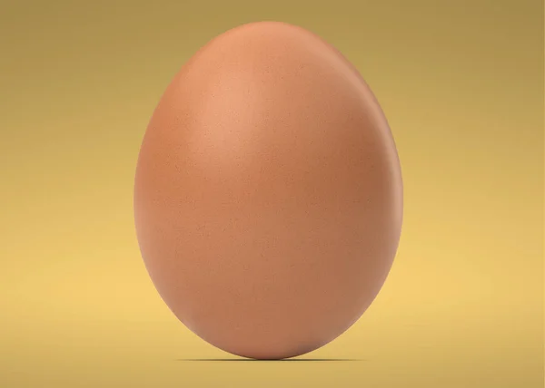 Model Chicken Egg Render Image — Stock Photo, Image