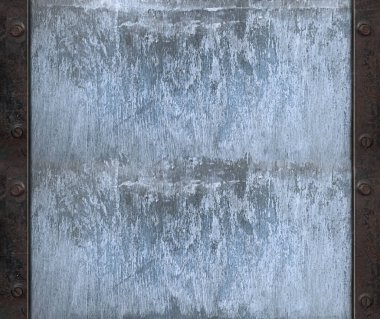 metal bir çerçeve ile arka plan eski tahta. doku paslı demir ve ahşap tahta