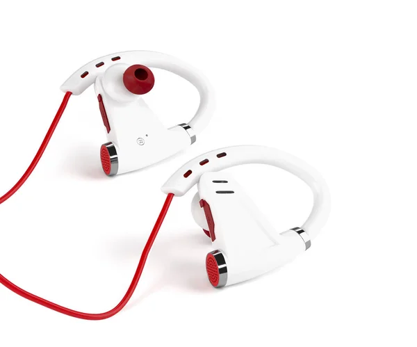 Fones Ouvido Modelo Fones Ouvido Sem Fio Renderização Bluetooth Headphones — Fotografia de Stock