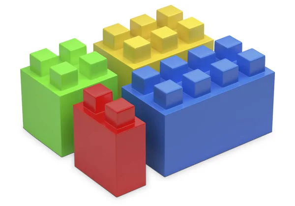 Construction Model Render Educational Games Lego Image — Stock Photo, Image
