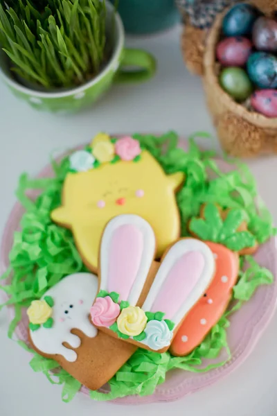 Cute easter cookies — Stock Photo, Image