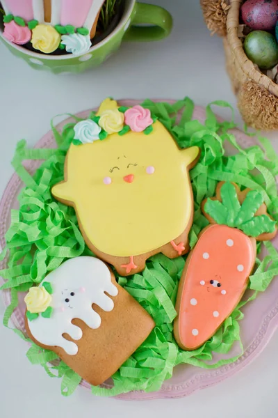 Cute easter cookies — Stock Photo, Image