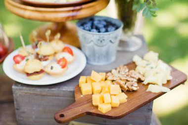 Lezzetli peynir tablo