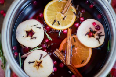 lezzetli mulled şarap