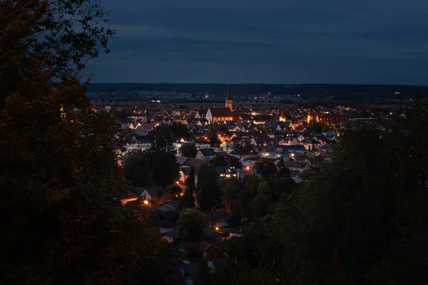 Міндельхайма Невелике Містечко Allgaeu Південній Німеччині — стокове фото