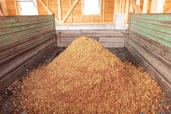 Apple pomace - By-product is produced when pressing apple juice