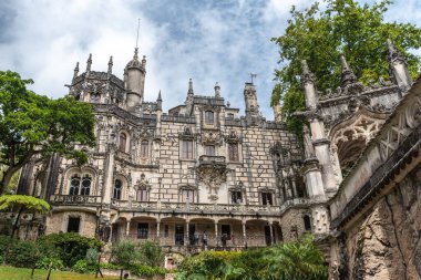 Portekiz mimari tarzı cephe Quinta da Regaleira, Sintra - Portekiz