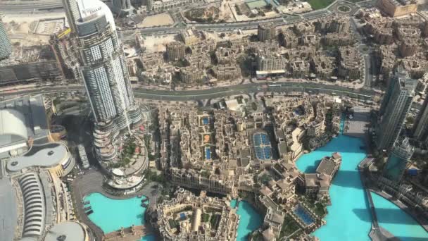 Vista Aérea Dubai Apartamentos Hoteles — Vídeo de stock