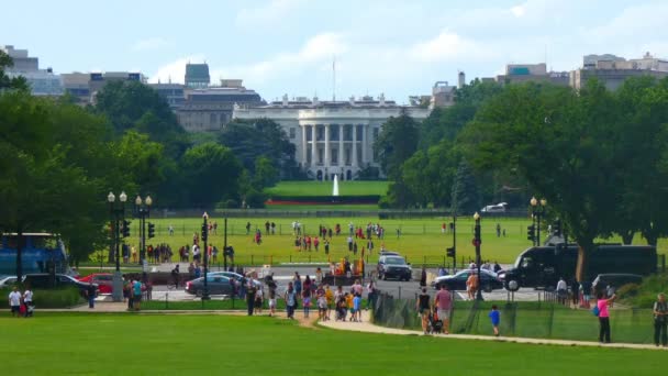 Frente Casa Blanca — Vídeos de Stock