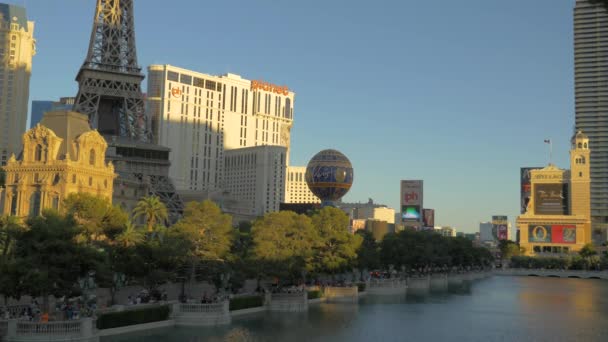Tira Las Vegas Durante Dia — Vídeo de Stock