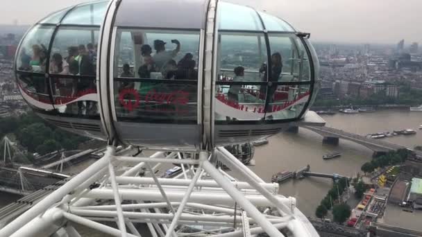 Vista Desde London Eye — Vídeo de stock