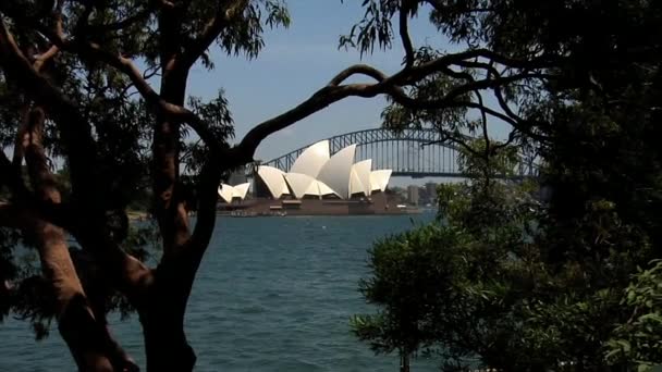 Sydney Opera House Mezník — Stock video