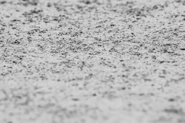 Siyah ve beyaz kum toprağı eğimli odaklı süper yakın çekim