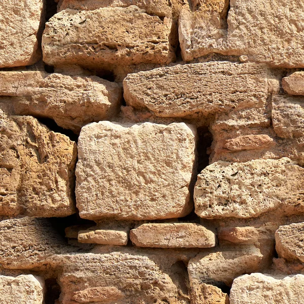 seamless pattern Stone wall texture in ancient city Hierapolis near Pamukkale, Turkey