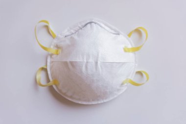 beyaz arkaplanda izole edilmiş maske