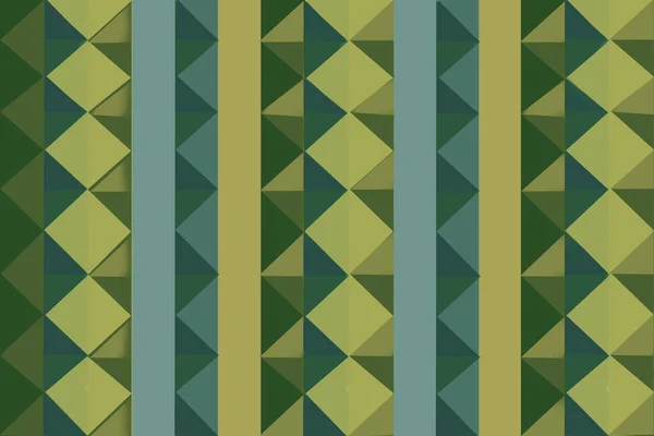 Abstract Achtergrond Geometrisch Retro Groen — Stockfoto