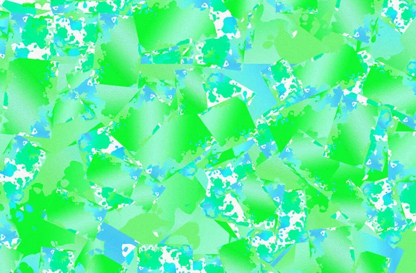 Soyut Fırça Darbeleri Yeşil Yaz Serpildi — Stok fotoğraf