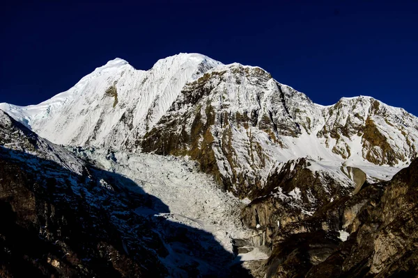 Annapurna Dağı 000 Metre Üzerinde Tepe 000 Metre Üzerinde Zirve — Stok fotoğraf