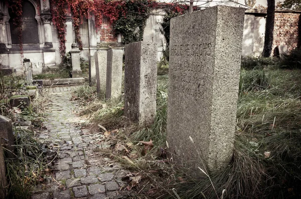 Anciens Enterrements Sur Cimetière — Photo