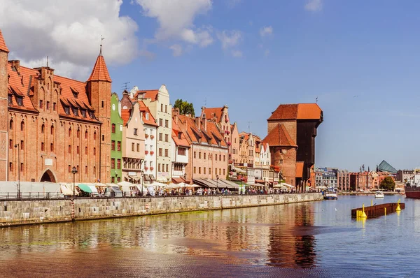 Gdansk Pologne Août 2018 Bâtiments Anciens Dans Partie Centrale Ville — Photo