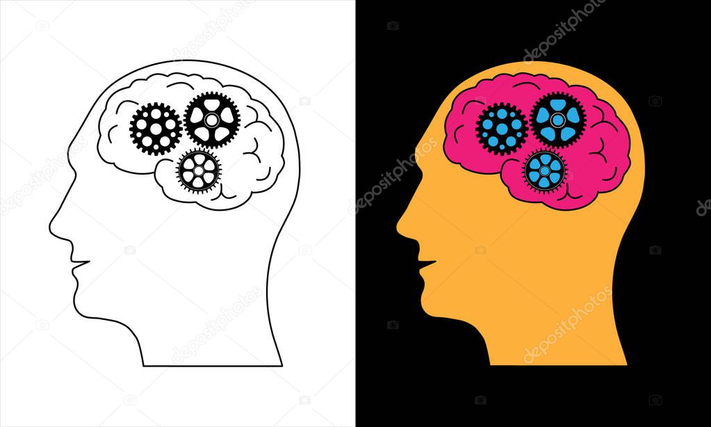 Brain with gears