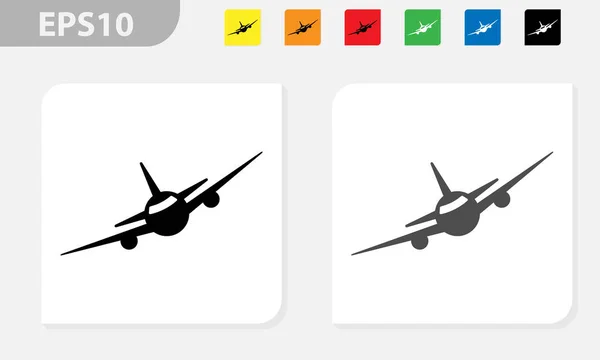 Airplane vector icon eps — Stock Vector