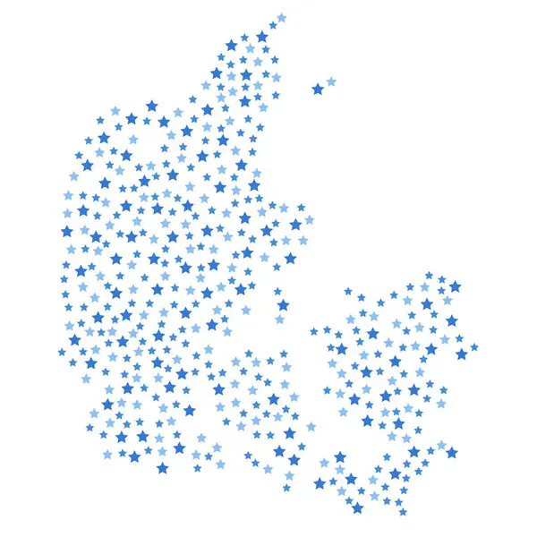 덴마크 배경에 일러스트 Eps의 — 스톡 벡터