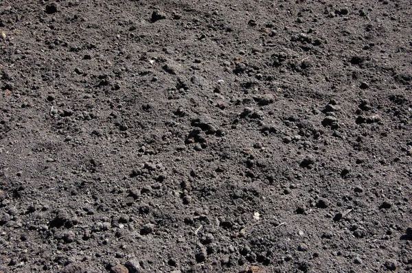 Background Black Soil Clumps Spring — Stock Photo, Image