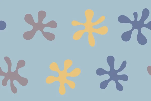 Modèle Pour Fond Transparent Taches Colorées Bleu Brun Jaune — Image vectorielle