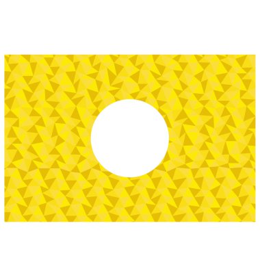 Andhra Pradesh Poligonal bayrak, Düşük poli tarzı vektör illüstrasyon Hindistan 