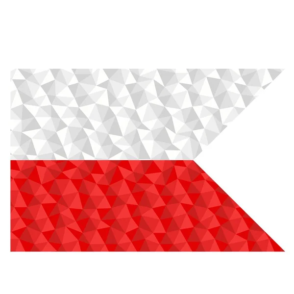 Drapeau Polygonal Bratislava Slovaquie Illustration Vectorielle Style Poly Bas — Image vectorielle