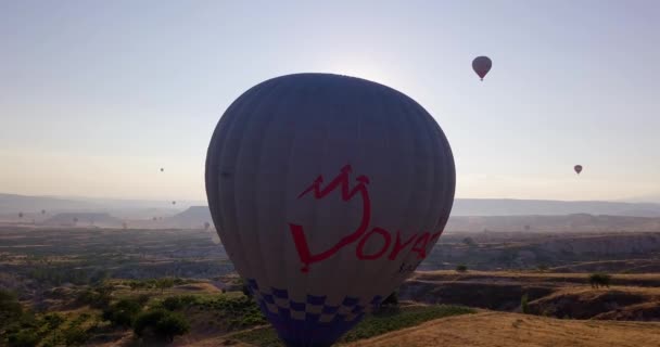 Kapadokia Turchia Luglio 2018 Movimento Della Fotocamera Una Grande Palla — Video Stock