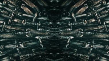 Metal şövalye kılıç arka plan. Yakın çekim. Kavram şövalyeler. 4 k görüntüleri.
