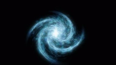 8k yavaş hareketler. Gökadanın ekseni etrafındaki hareketi. Yıldızlararası uzay yolculuğu evreni. Dramatik soyut galaksi arka plan. 76804320