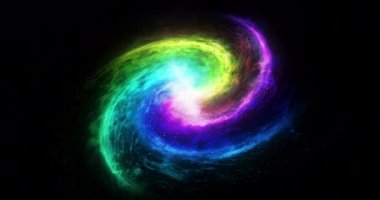 4k Equality and peace galaxy concept. Rainbow color galaxy. LGBT world concept.
