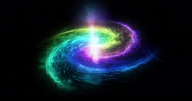 4k Equality and peace galaxy concept. Rainbow color galaxy. LGBT world concept.